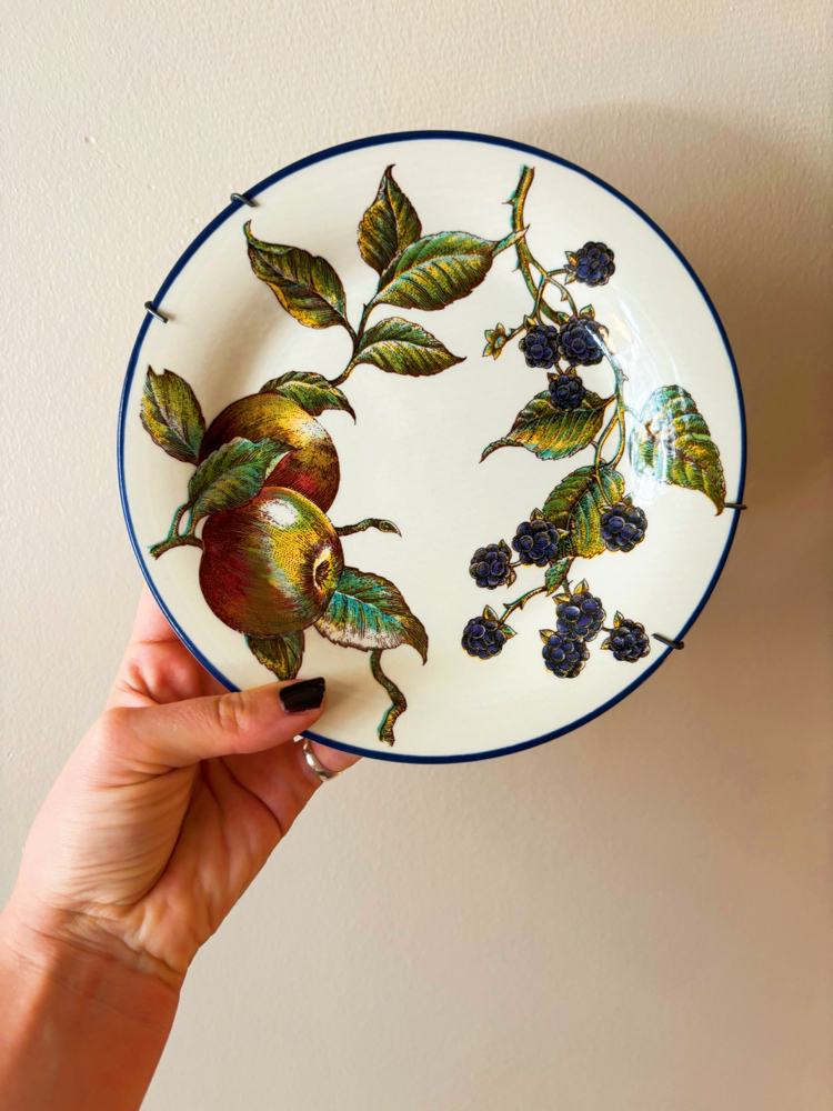 Staffordshire England Wall Plate 