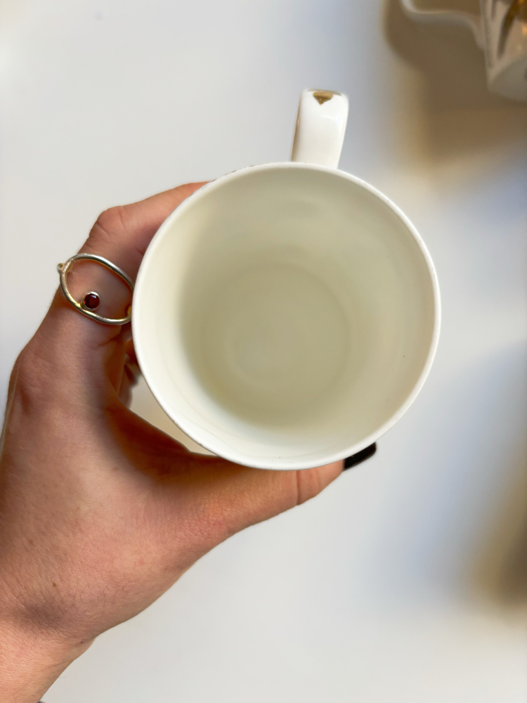 Strawberry Porcelain Mug