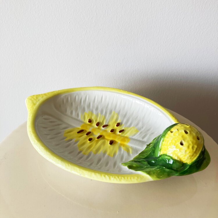 Italian Handmade Lemon Shaped Dish