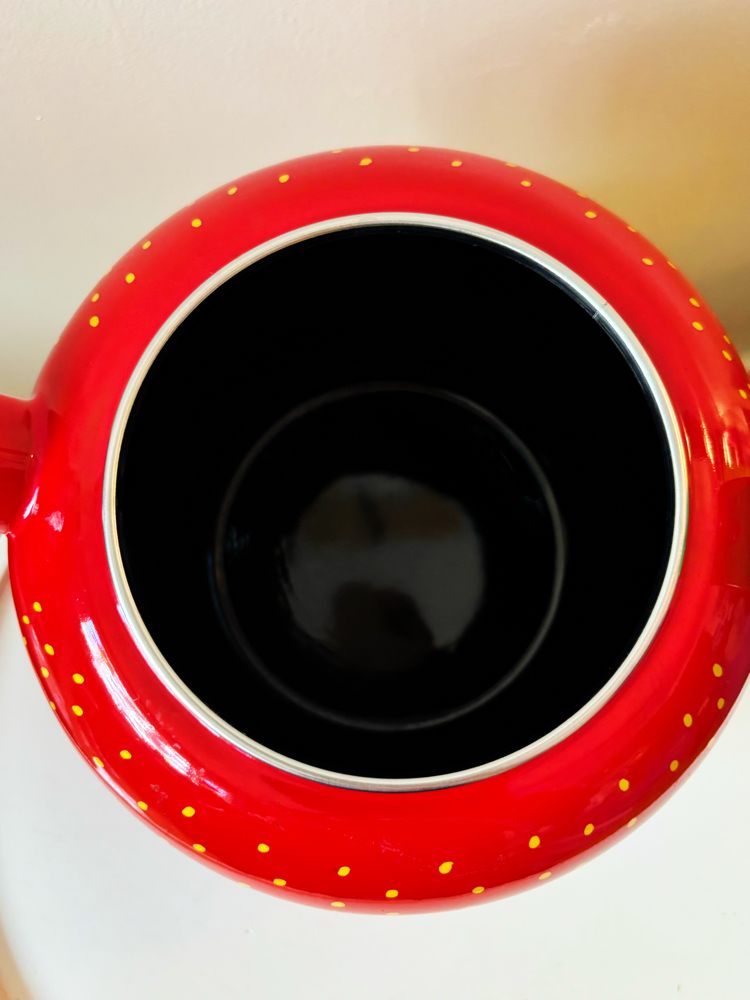 80’s Strawberry Enamel Kettle
