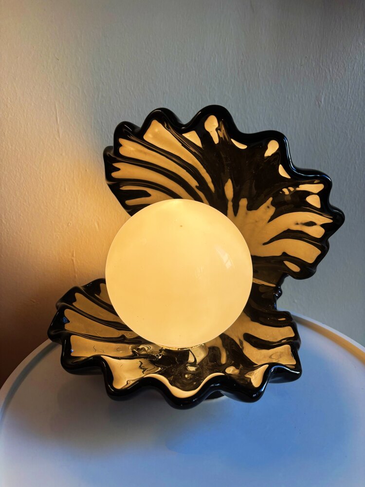 60’s French Seashell Lamp 