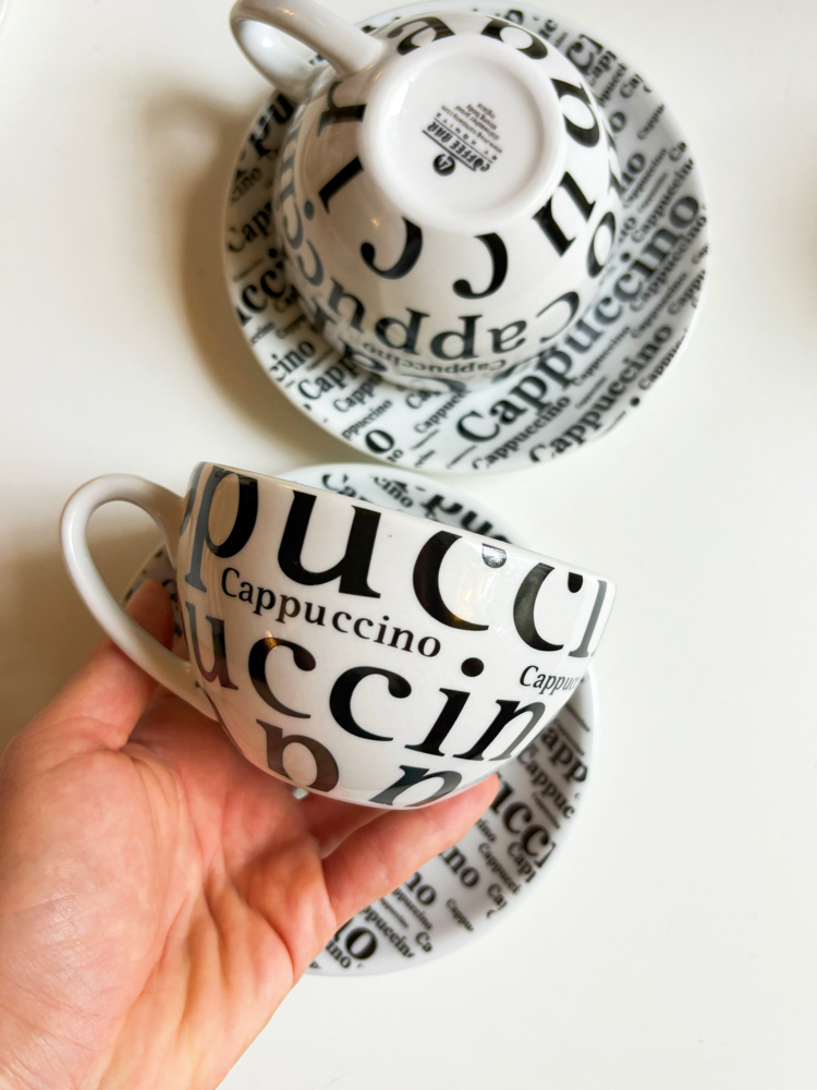 German Porcelain Cappuccino Cups