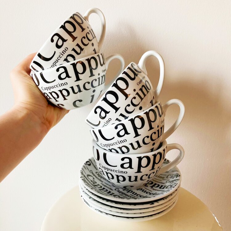 German Porcelain Cappuccino Cups