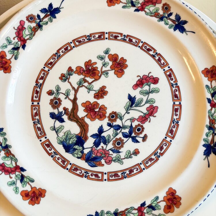 French “Cherry Blossom” Wall Plates 