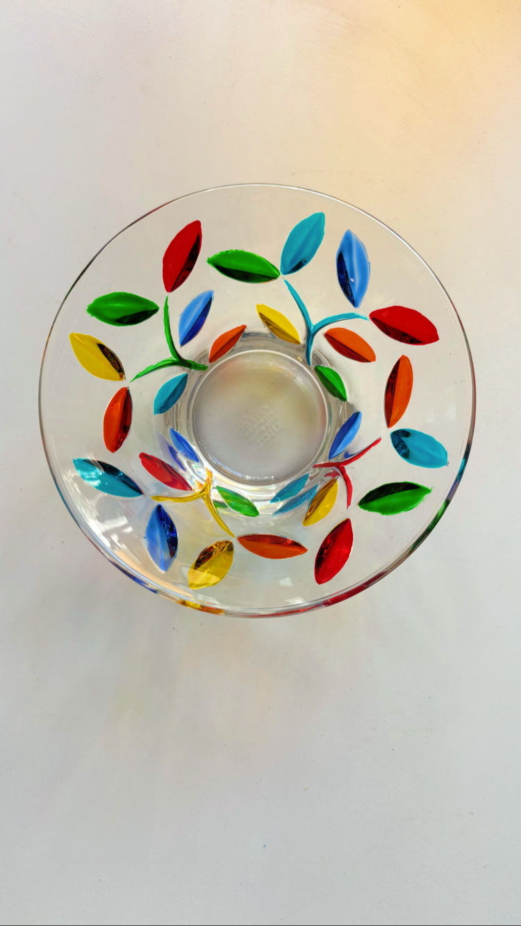 Italian Handmade Crystal Candy Bowl