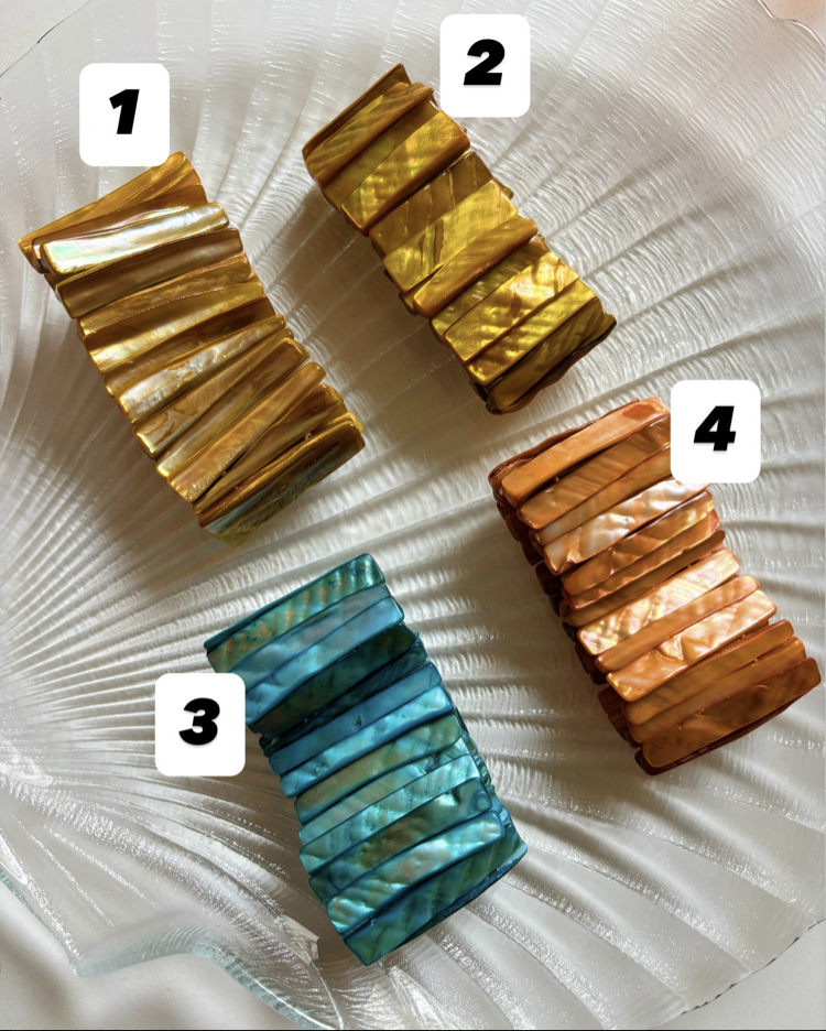 80’s Mother of Pearl Bracelets
