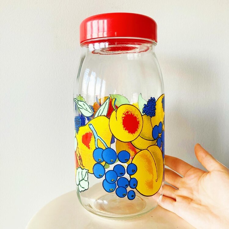 70’s French XL Fruity Jar