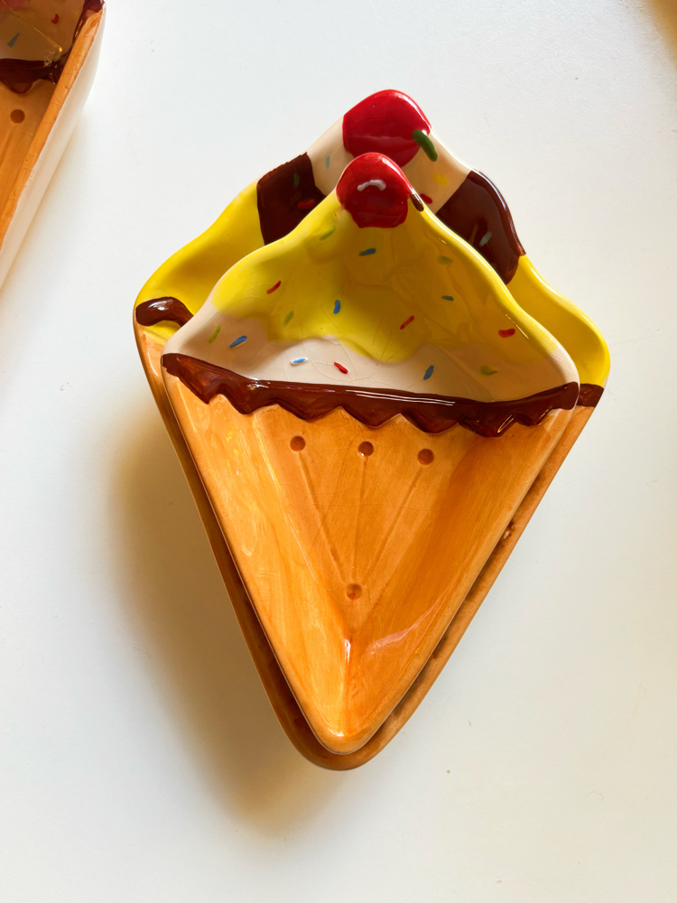 Ceramic Cupcake Plates (20 cm)