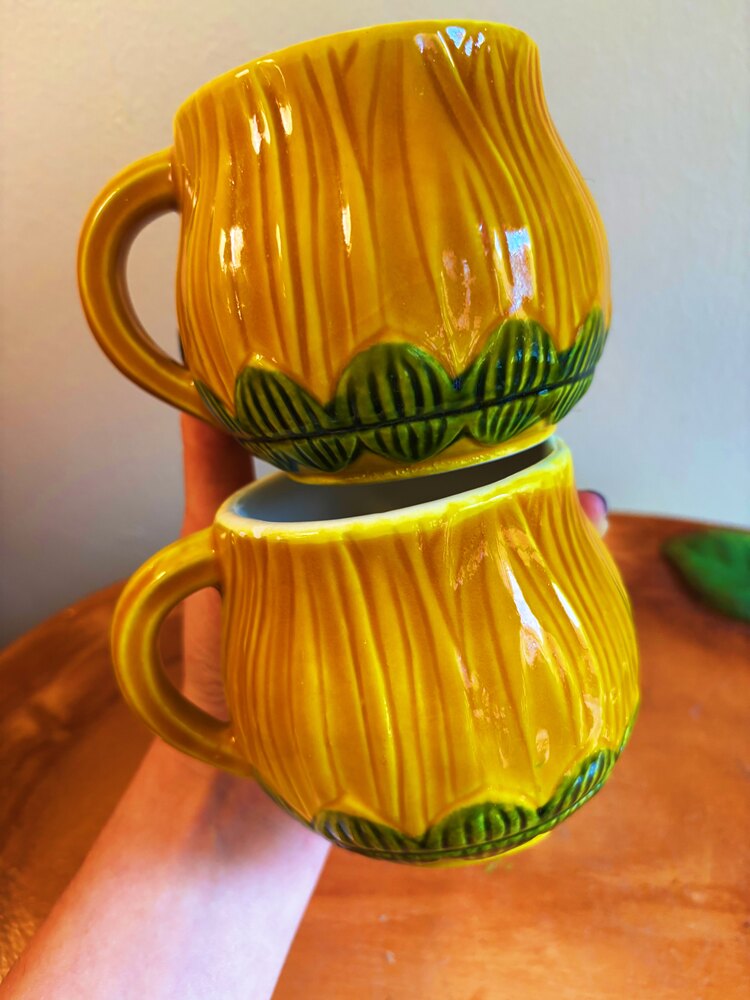 90’s Sunflower Mugs