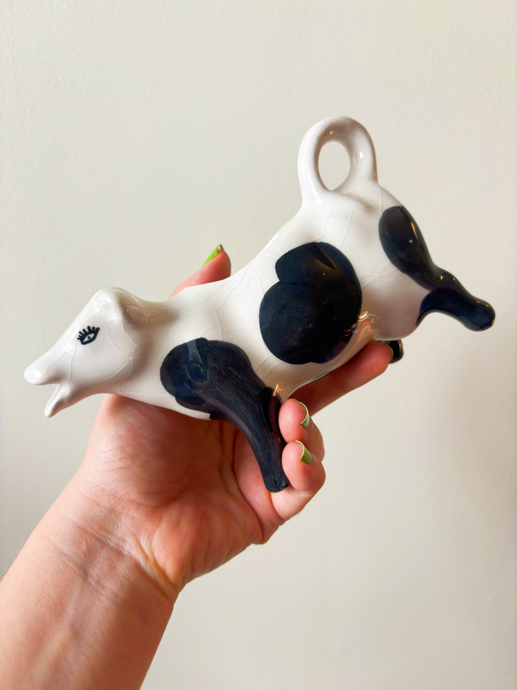 Ceramic Cow Milk Jug