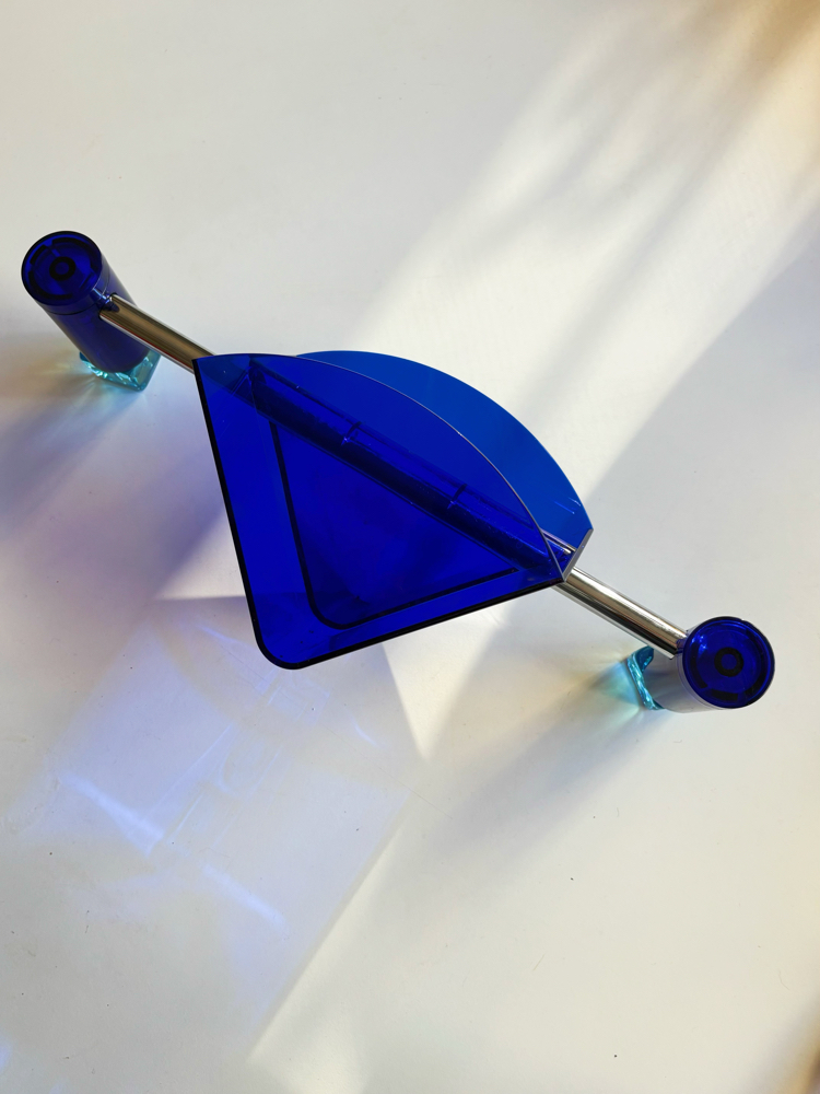 German Emsa Cobalt Blue Plexy Coffee Filter Holder 