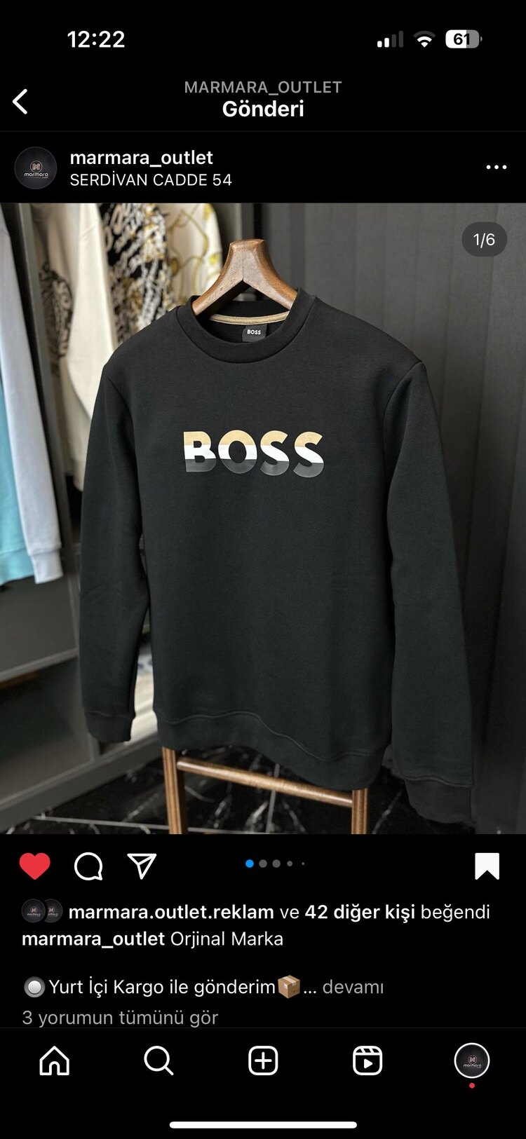 B*SS SWEATSHİRT