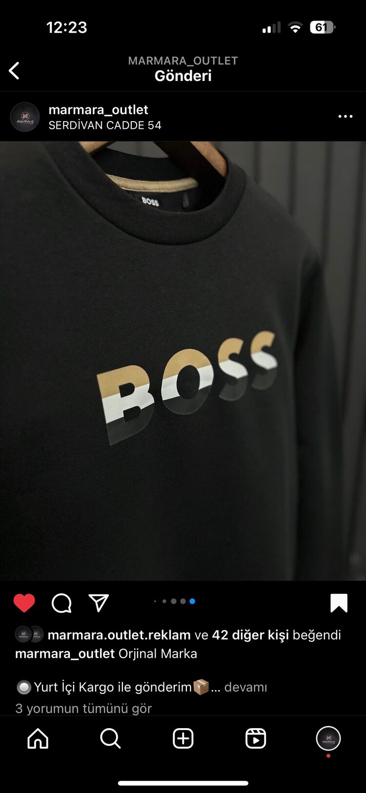 B*SS SWEATSHİRT