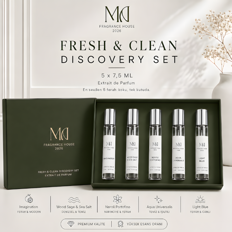 Fresh & Clean Discovery Set | 5 x 7,5 ml