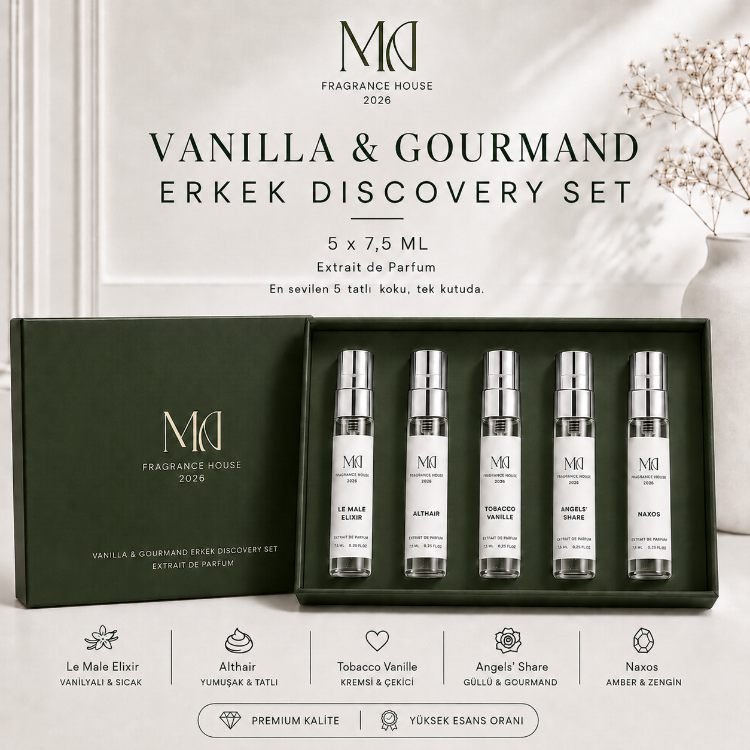 Vanilla & Gourmand Erkek Discovery Set | 5 x 7,5 ml