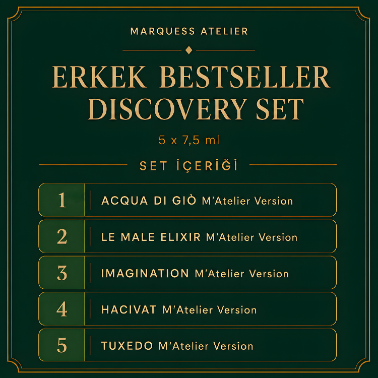 Erkek Bestseller Discovery Set | 5 x 7,5 ml