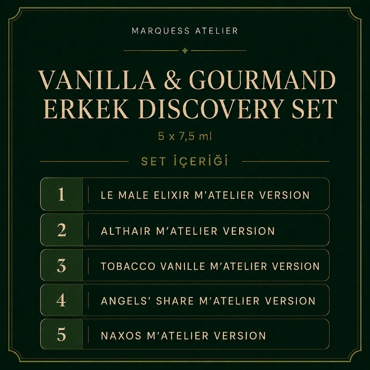 Vanilla & Gourmand Erkek Discovery Set | 5 x 7,5 ml