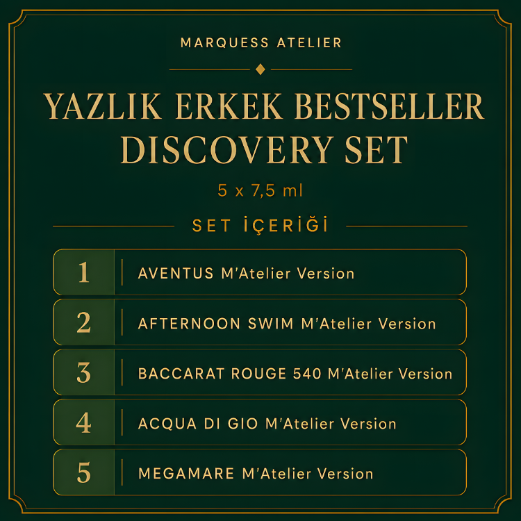 Yazlık Erkek Bestseller Discovery Set | 5 x 7,5 ml