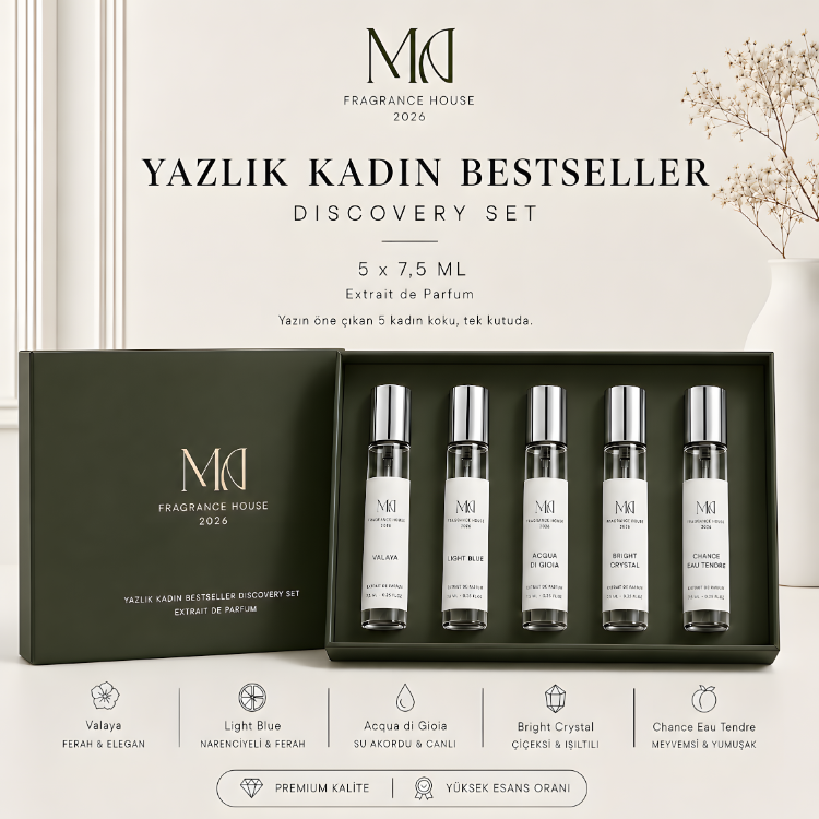 Yazlık Kadın Bestseller Discovery Set | 5 x 7,5 ml