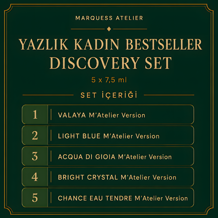 Yazlık Kadın Bestseller Discovery Set | 5 x 7,5 ml
