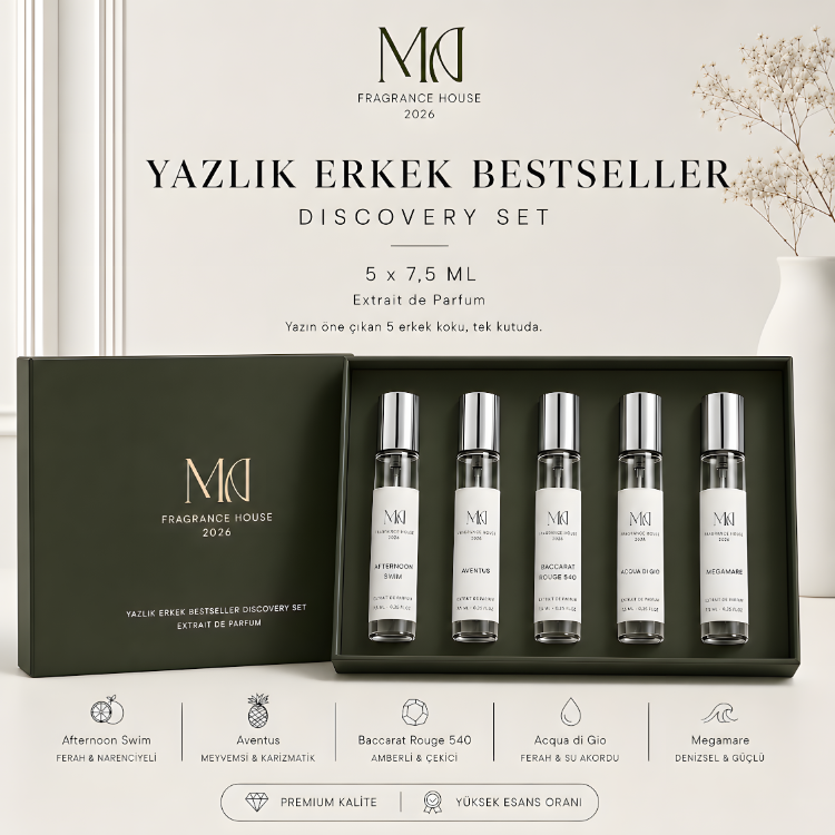 Yazlık Erkek Bestseller Discovery Set | 5 x 7,5 ml