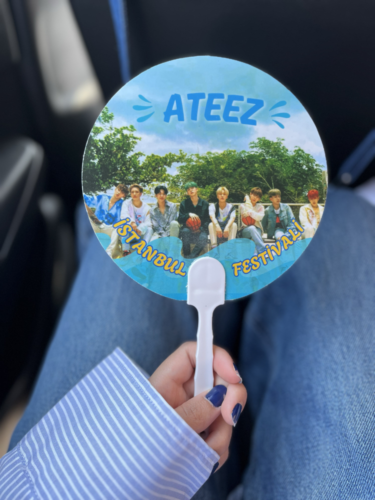 ATEEZ İstanbul Festivali El Yelpazesi 2+1