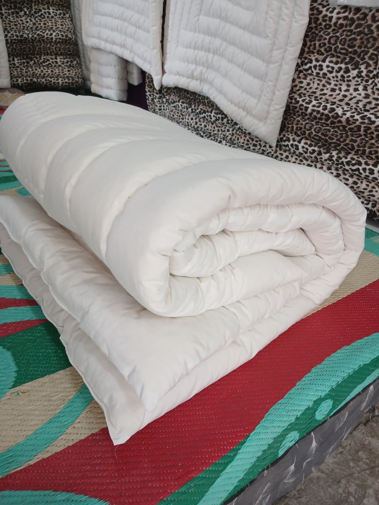 (160 × 200) ÇİFT KİŞİLİK YATAK PEDİ – %100 EL EMEĞİ, 3 KG MERİNOS YÜN DOLGULU