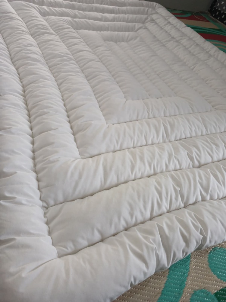 (120 × 200) TEK KİŞİLİK YATAK PEDİ – %100 EL EMEĞİ, 2.5 KG MERİNOS YÜN DOLGULU