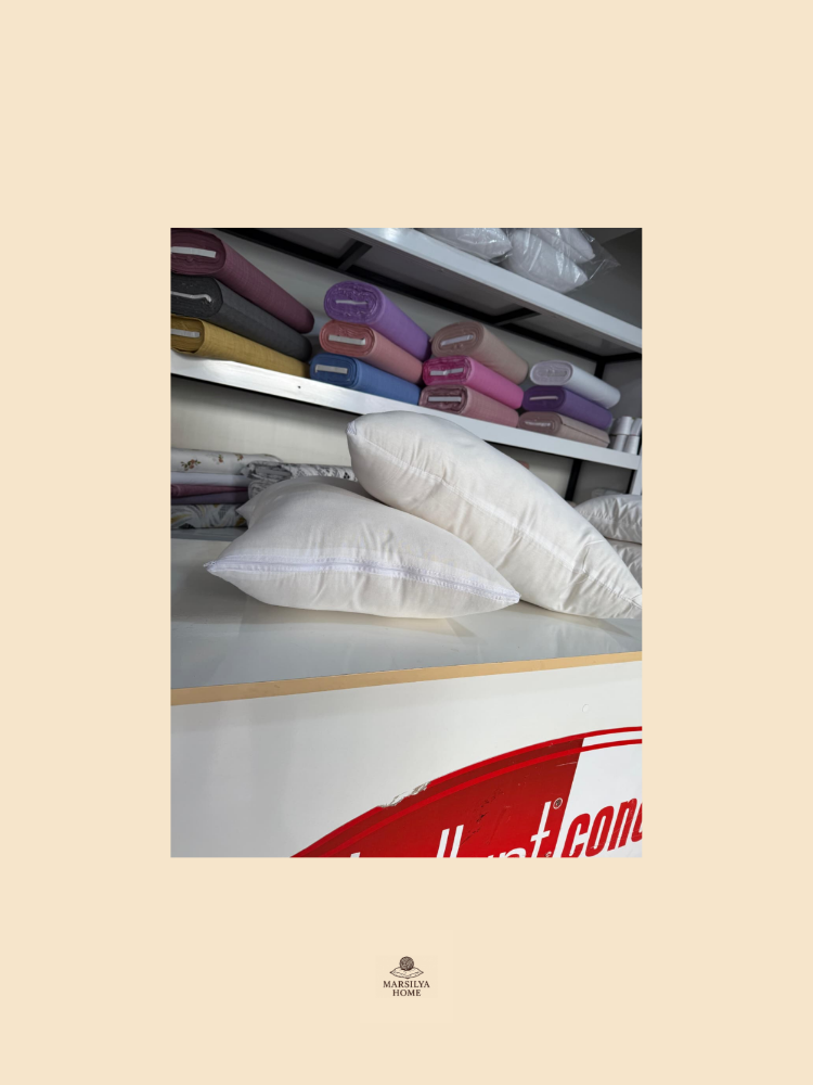 1 ADET YASTIK (50 X 70 CM ) - %100 DOĞAL MERİNOS KUZU YÜN DOLGULU