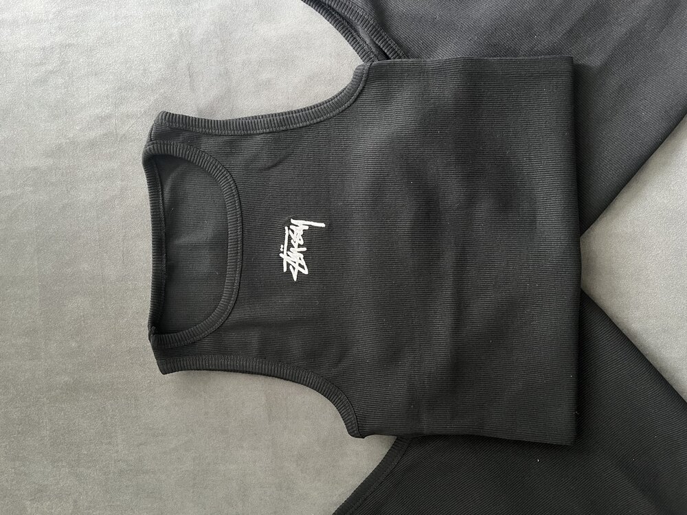 Stüssy Kabartma Nakışlı Tank Top Atlet ( 1 Adet )