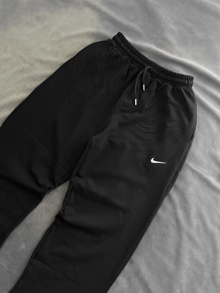 NKE Vintage Baggy Siyah Tracksuit (Ayarlanabilir Paça Lastiği MEVSİMLİK KUMAŞ)