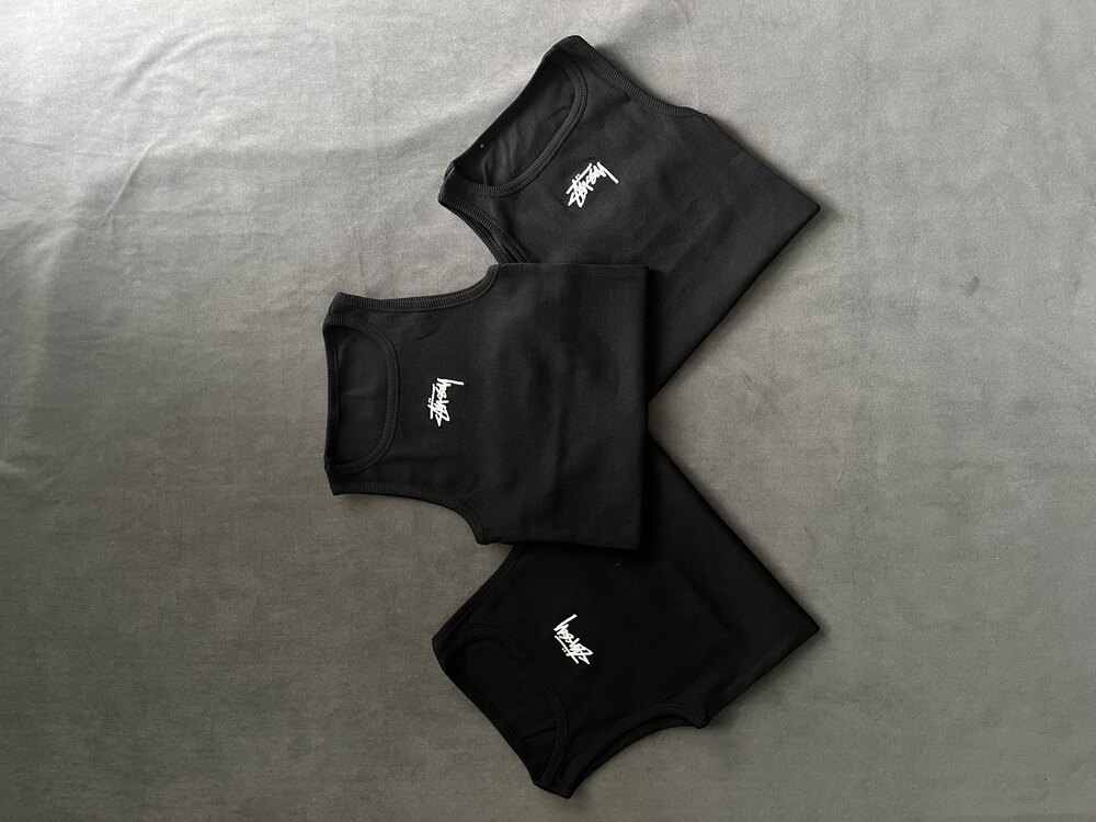 Stüssy Kabartma Nakışlı Tank Top Atlet ( 1 Adet )