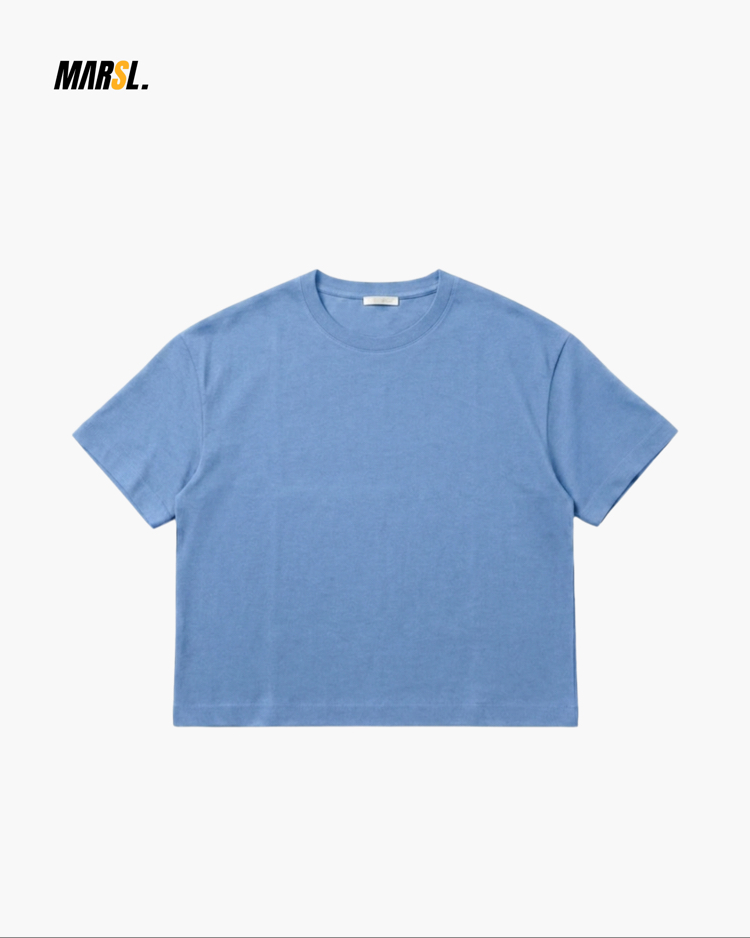 Baby Blue Premium Oversize Boxy Fit Tişört