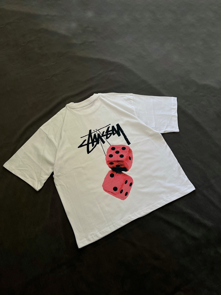 STSSY Fuzy Dice Tshirt 