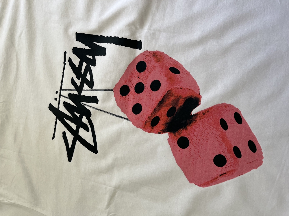 STSSY Fuzy Dice Tshirt 