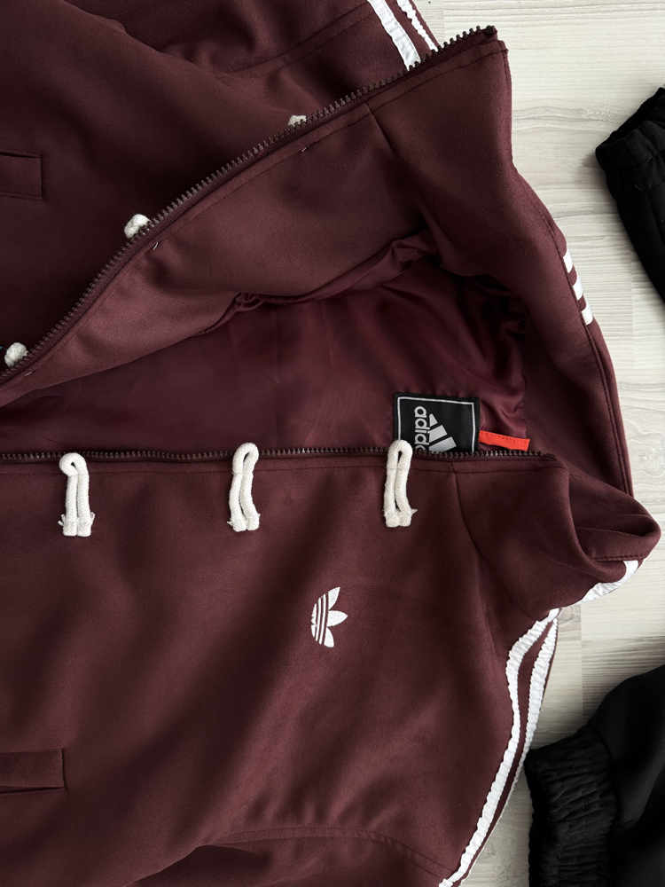 ADDS Chinese Vintage Oversize Vişne Çürüğü Kadife Ceket