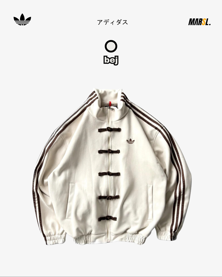 ADDS Chinese Vintage Oversize Bej Kadife Ceket