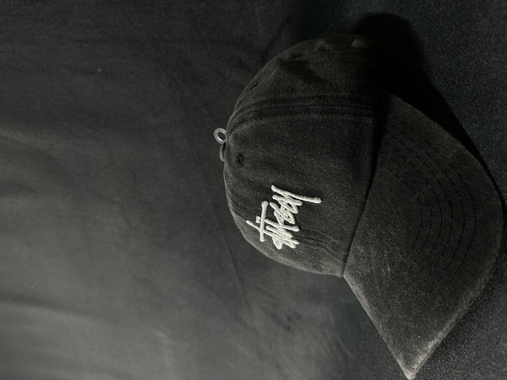 Stüssy Acid Wash Siyah Cap