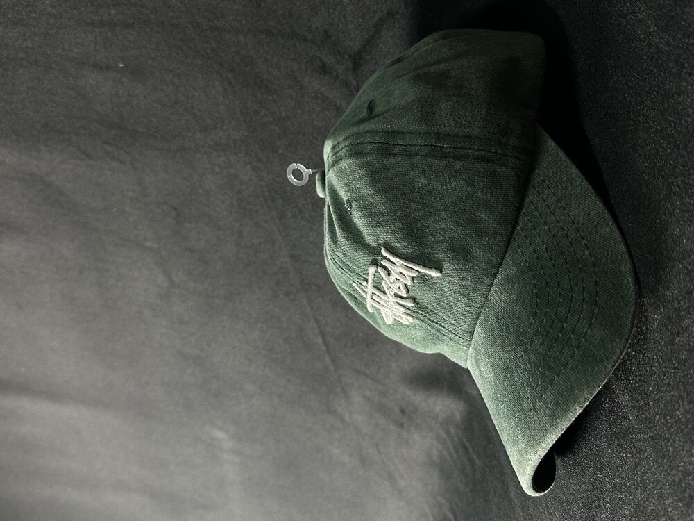 Stüssy Acid Wash Yeşil Cap