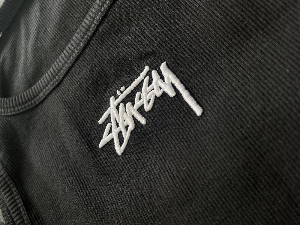 Stüssy Kabartma Nakışlı Tank Top Atlet ( 1 Adet )