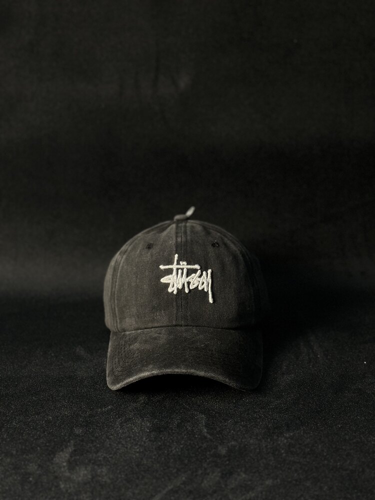 Stüssy Acid Wash Siyah Cap