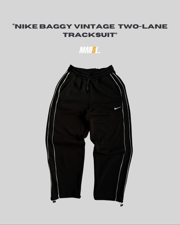 NKE Baggy Vintage Çift Şeritli Tracksuit
