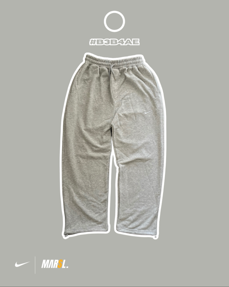 NKE Vintage Baggy Gri Tracksuit (Ayarlanabilir Paça Lastiği MEVSİMLİK KUMAŞ)