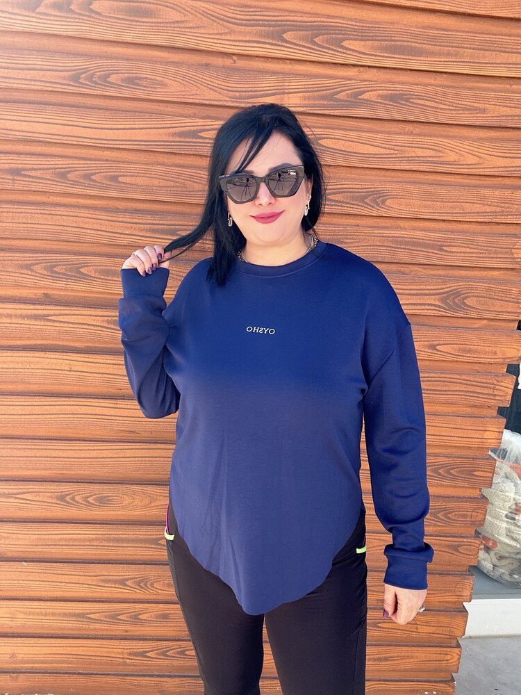 LACİVERT  MODAL KUMAŞ SWEAT