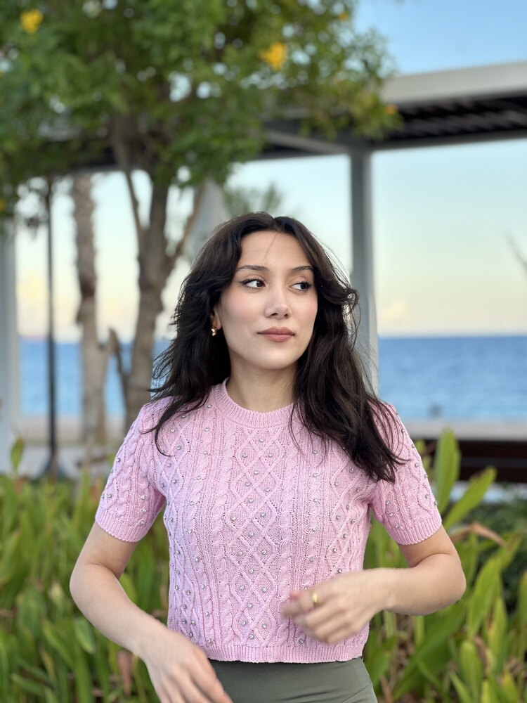 Taş Detaylı Crop 