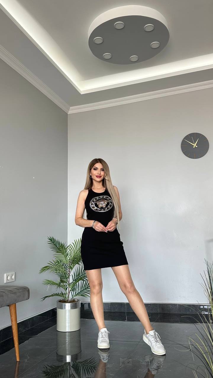 SİYAH KALKORSE ELBİSE 