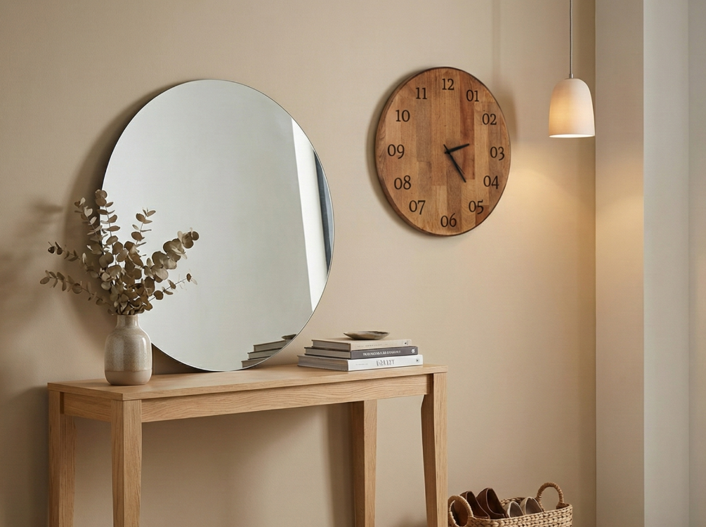 Ahşap Duvar Saati Model 12