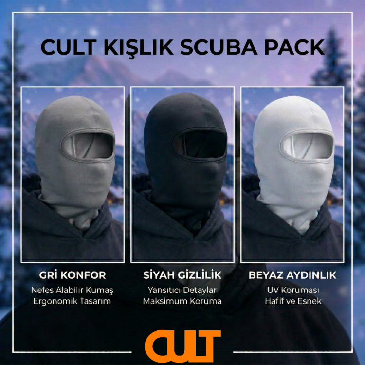 Cult Scuba 3'lü Fırsat Paketi (Kışlık)