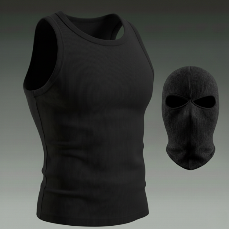 Cult Siyah Maske Ve Atlet Takım
