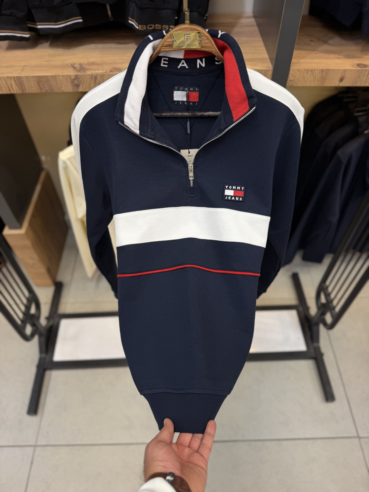 (Ürün Tükendi Ön Sipariş) Luxury Yarım Fermuarlı Sweat